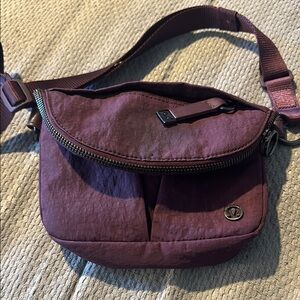 Lululemon Burgundy Crossbody Bag